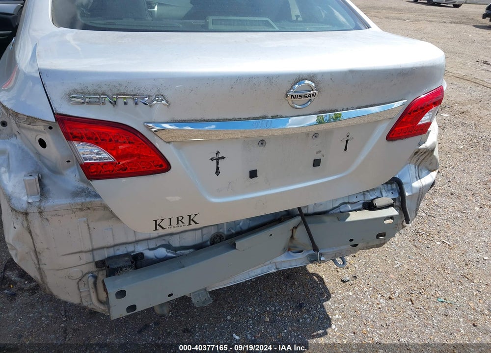 2015 NISSAN SENTRA S VIN: 3N1AB7APXFY338249