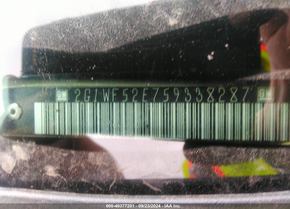2005 CHEVROLET IMPALA VIN: 2G1WF52E759338287
