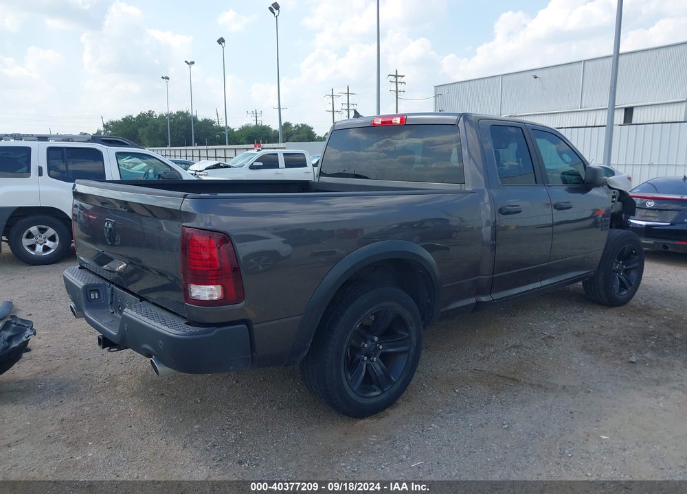 2021 RAM 1500 CLASSIC WARLOCK QUAD CAB 4X2 6'4 BOX VIN: 1C6RR6GT6MS508653