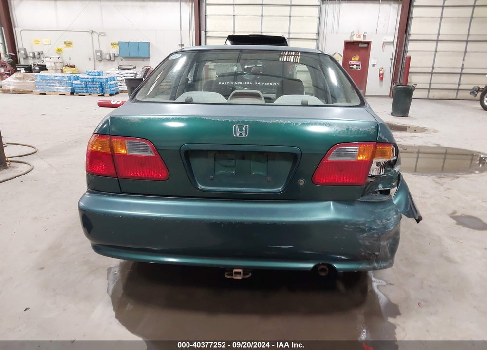 2000 HONDA CIVIC VALUE PACKAGE VIN: 2HGEJ6618YH500888