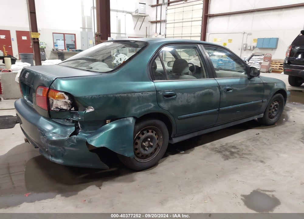 2000 HONDA CIVIC VALUE PACKAGE VIN: 2HGEJ6618YH500888