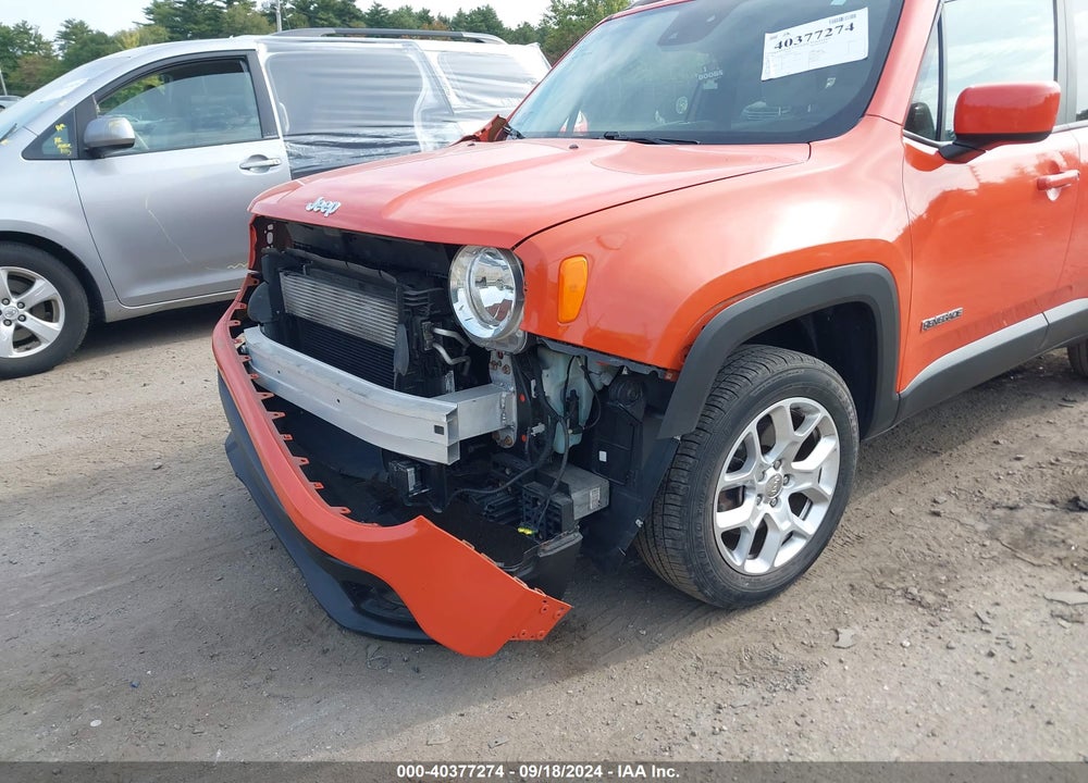 2016 JEEP RENEGADE LATITUDE VIN: ZACCJBBTXGPD05314