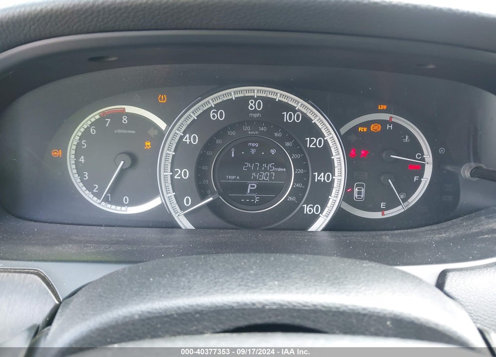 2013 HONDA ACCORD EX-L VIN: 1HGCR2F83DA162590