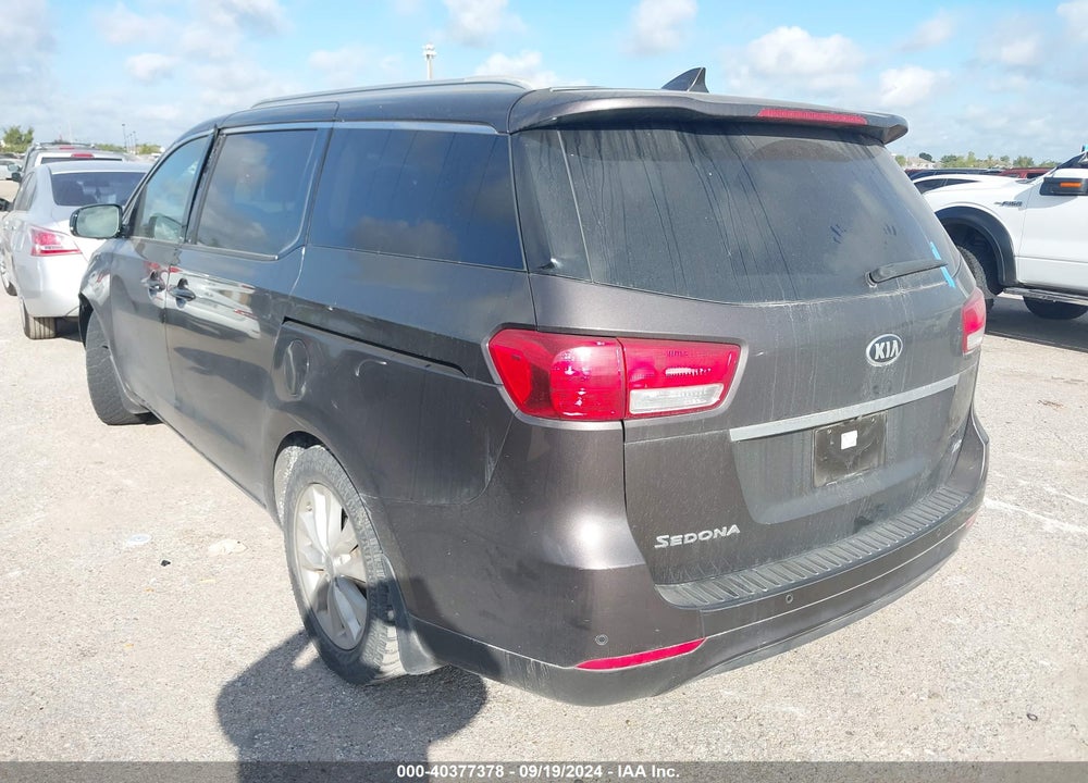 2016 KIA SEDONA EX VIN: KNDMC5C18G6168440