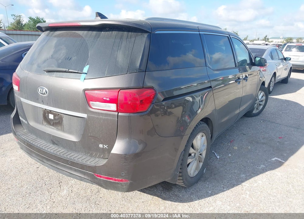 2016 KIA SEDONA EX VIN: KNDMC5C18G6168440