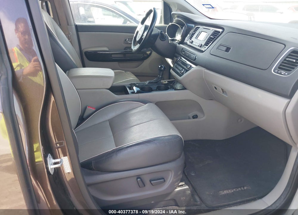2016 KIA SEDONA EX VIN: KNDMC5C18G6168440