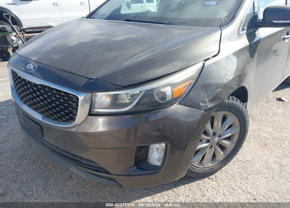 2016 KIA SEDONA EX VIN: KNDMC5C18G6168440