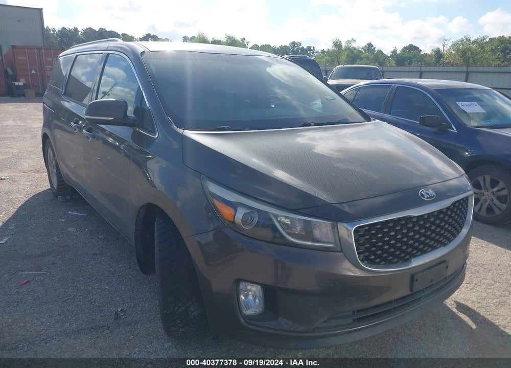 2016 KIA SEDONA EX VIN: KNDMC5C18G6168440