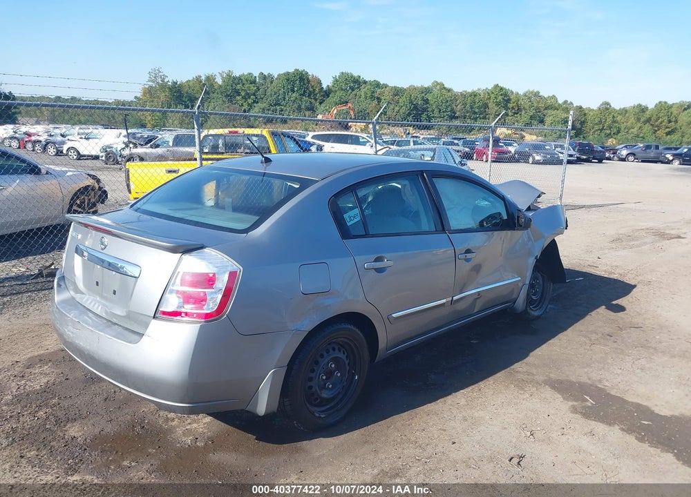 2012 NISSAN SENTRA 2.0 S VIN: 3N1AB6AP1CL612781