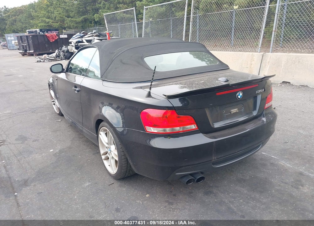 2013 BMW 135I VIN: WBAUN7C58DVM27404