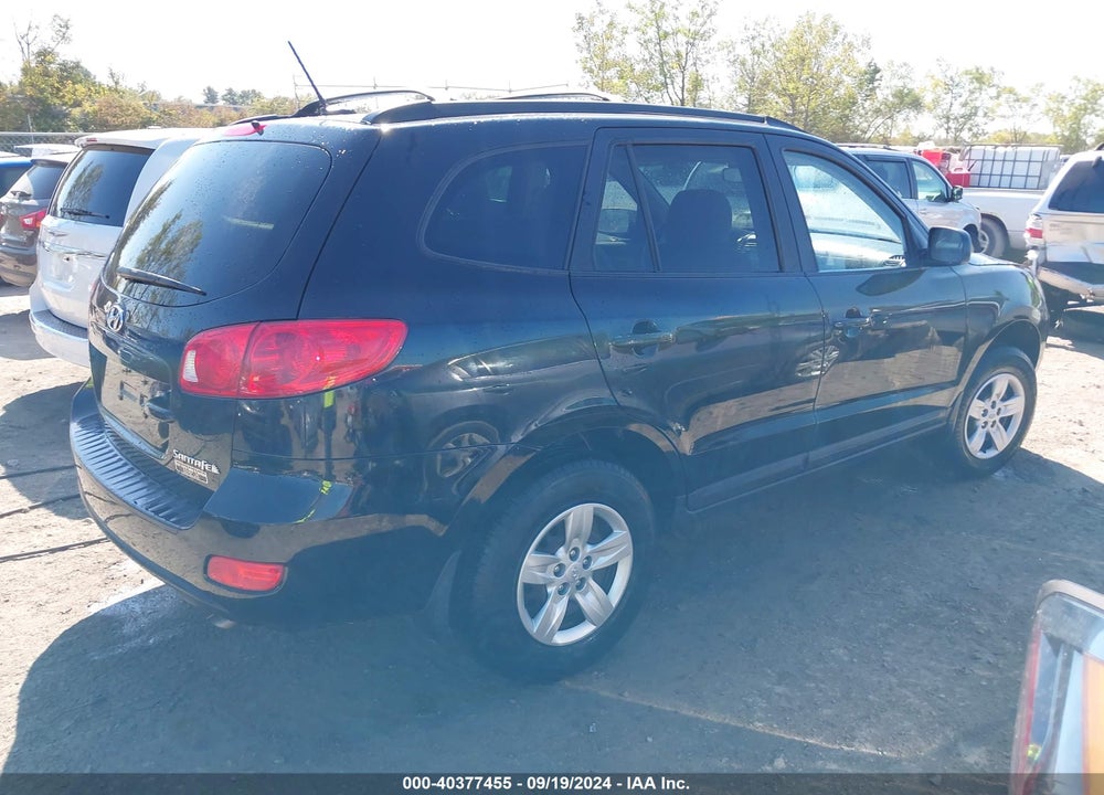 2009 HYUNDAI SANTA FE GLS VIN: 5NMSG13D39H234266
