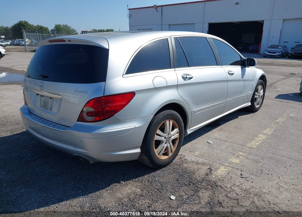 2008 MERCEDES-BENZ R 350 4MATIC VIN: 4JGCB65E48A078068