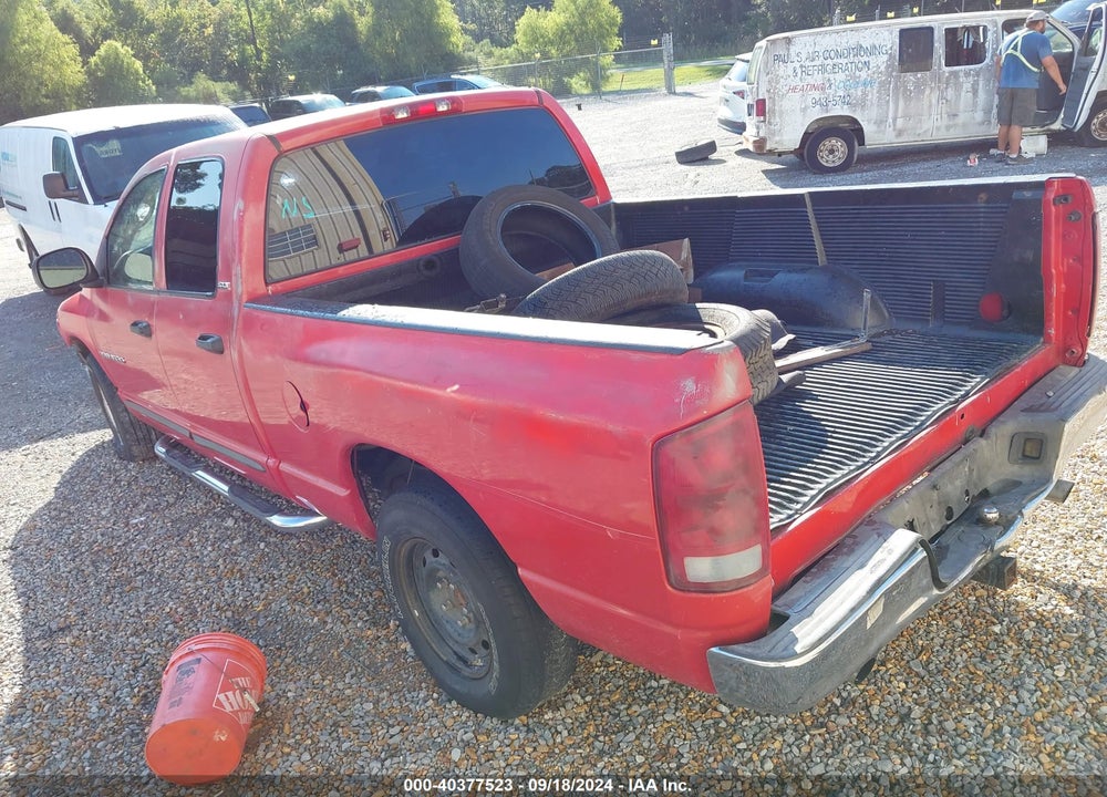2002 DODGE RAM 1500 SLT VIN: 1D7HA18N92S523620