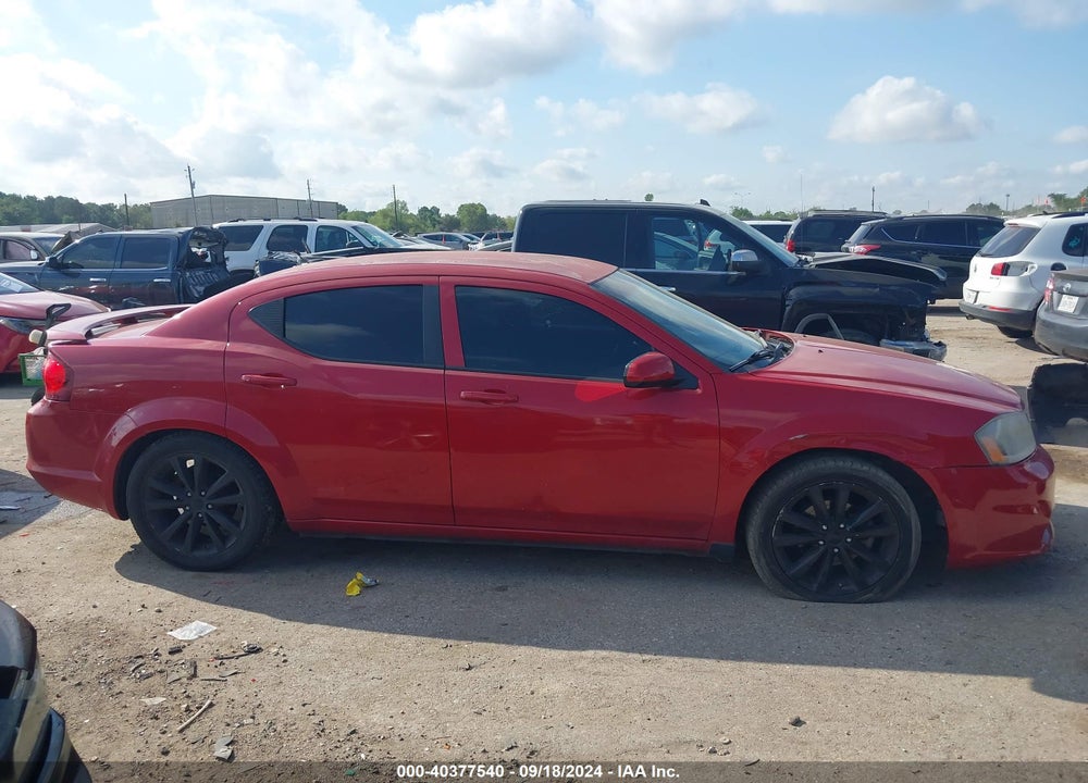 2014 DODGE AVENGER SXT VIN: 1C3CDZCBXEN203902