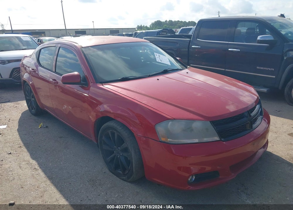 2014 DODGE AVENGER SXT VIN: 1C3CDZCBXEN203902