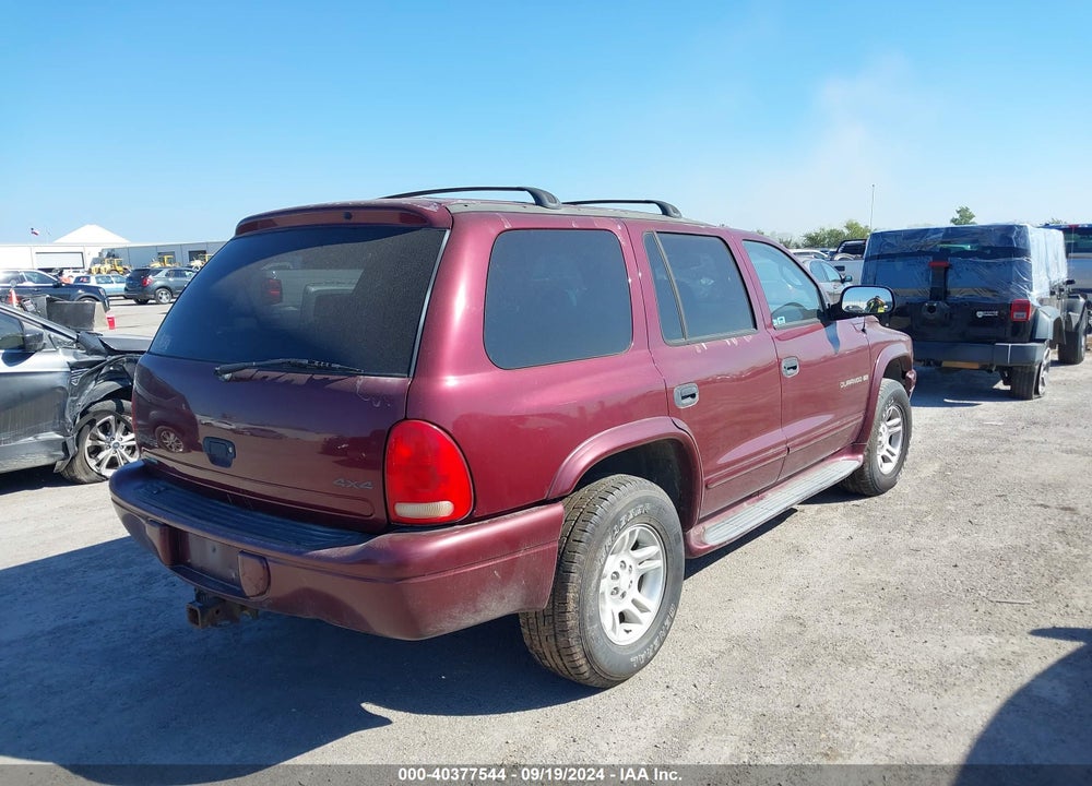 2001 DODGE DURANGO VIN: 1B4HS28N41F572547