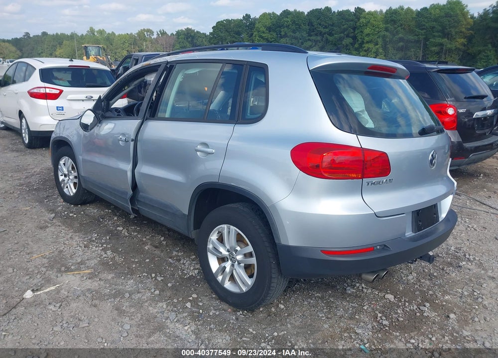 2017 VOLKSWAGEN TIGUAN 2.0T/2.0T S VIN: WVGAV7AX4HW510141