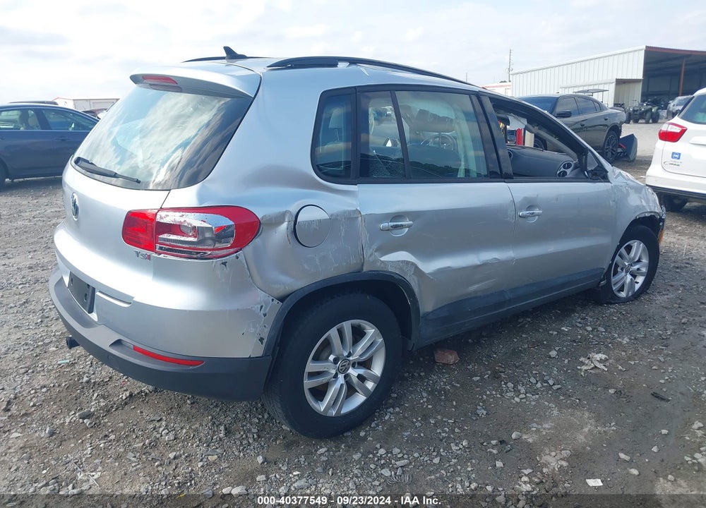 2017 VOLKSWAGEN TIGUAN 2.0T/2.0T S VIN: WVGAV7AX4HW510141