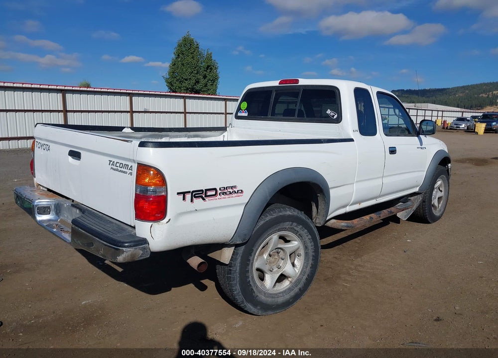 2001 TOYOTA TACOMA PRERUNNER V6 VIN: 5TESN92N31Z803202