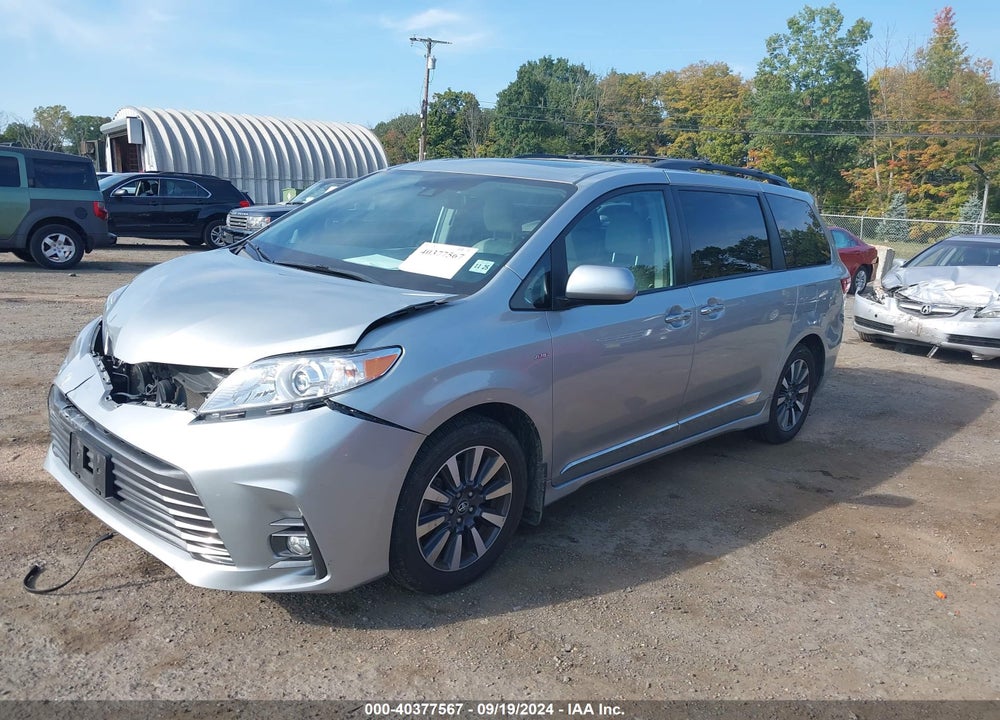 2019 TOYOTA SIENNA XLE PREMIUM 7 PASSENGER VIN: 5TDDZ3DC5KS221316