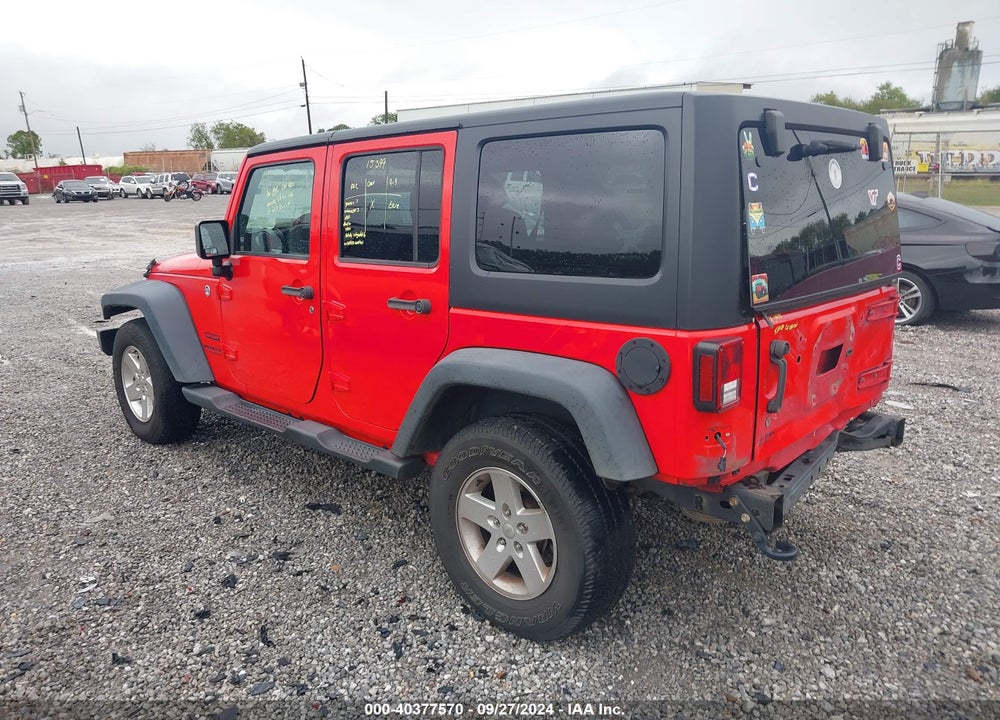 2015 JEEP WRANGLER UNLIMITED SPORT VIN: 1C4BJWDG1FL758646