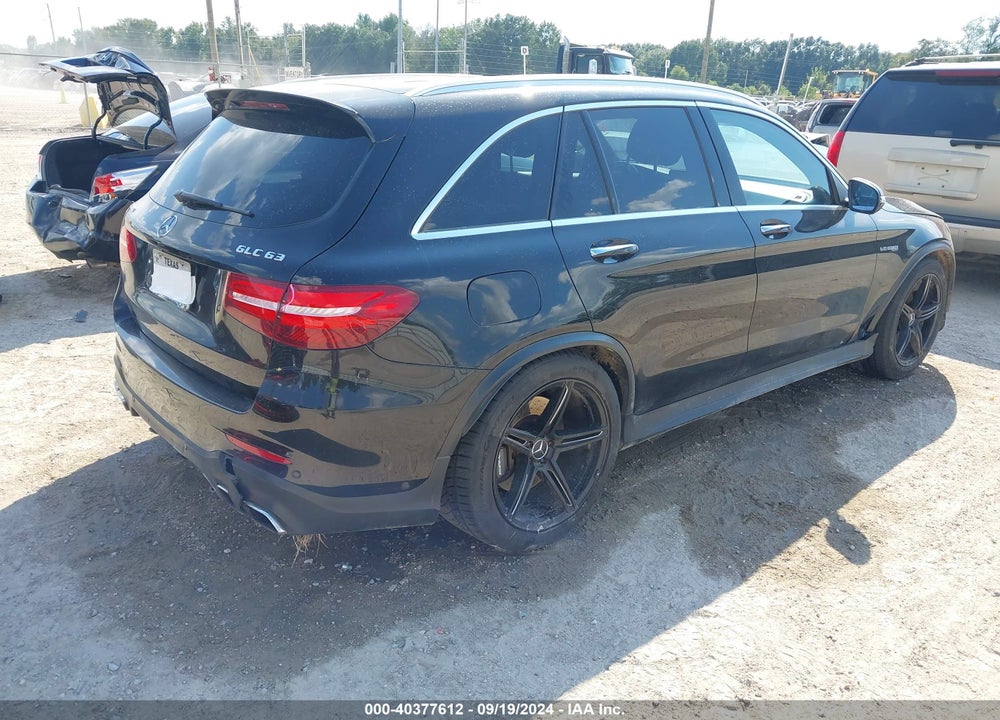 2019 MERCEDES-BENZ AMG GLC 63 4MATIC VIN: WDC0G8JB1KF488413