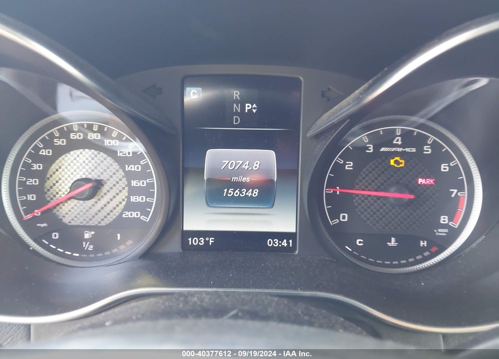 2019 MERCEDES-BENZ AMG GLC 63 4MATIC VIN: WDC0G8JB1KF488413