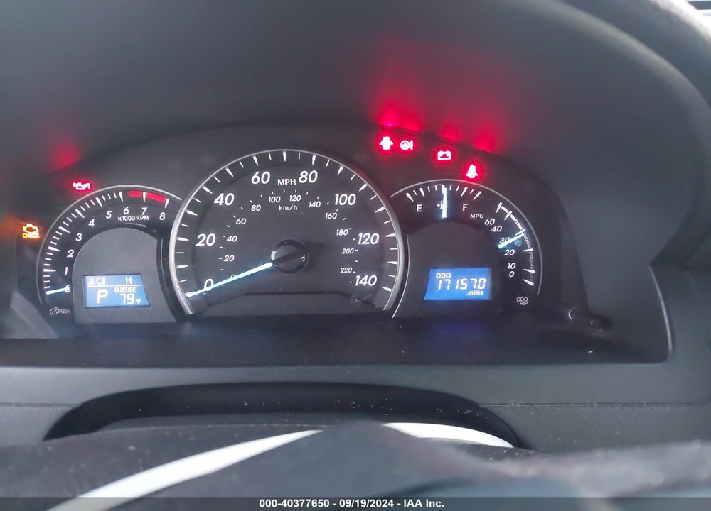 2012 TOYOTA CAMRY LE VIN: 4T1BF1FK9CU104968