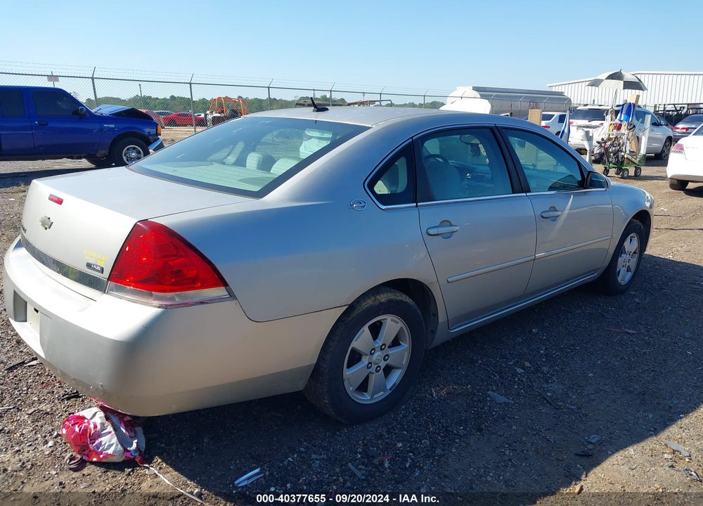 2007 CHEVROLET IMPALA LT VIN: 2G1WT58K979158205