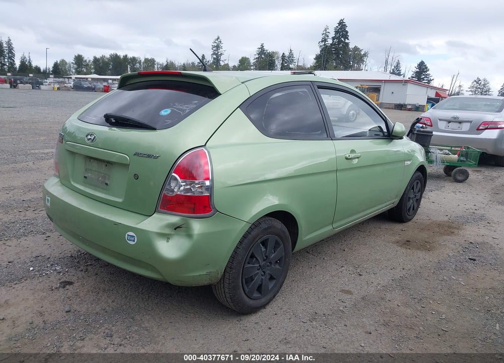 2010 HYUNDAI ACCENT GS VIN: KMHCM3AC8AU174173