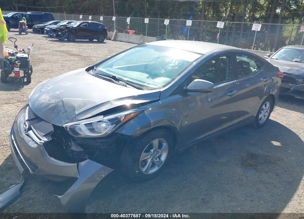 2014 HYUNDAI ELANTRA SE VIN: 5NPDH4AE4EH501480