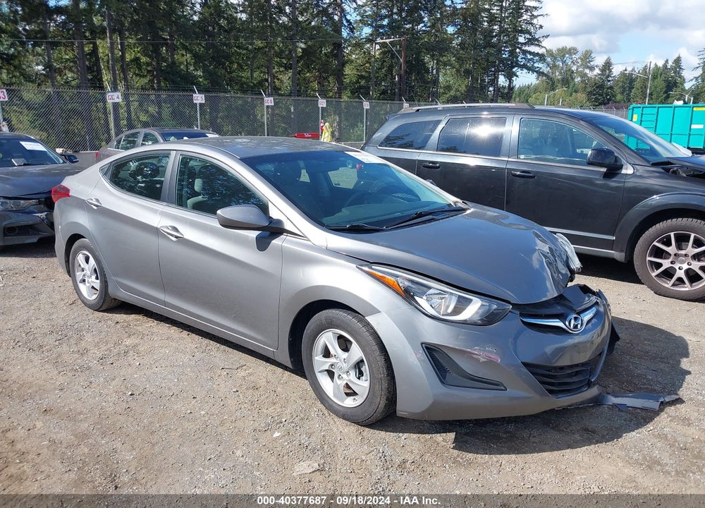 2014 HYUNDAI ELANTRA SE VIN: 5NPDH4AE4EH501480
