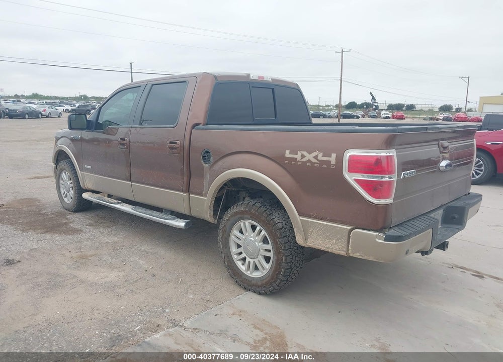 2011 FORD F-150 LARIAT VIN: 1FTFW1ET9BFB70357
