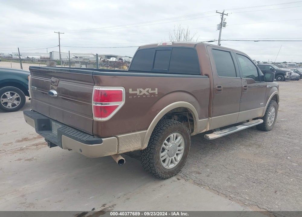 2011 FORD F-150 LARIAT VIN: 1FTFW1ET9BFB70357