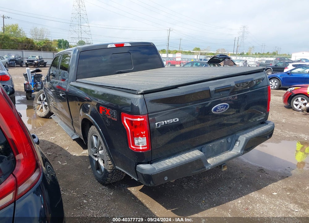 2015 FORD F-150 XLT VIN: 1FTFW1EF6FKD51567