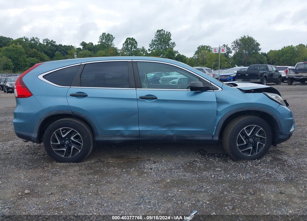2016 HONDA CR-V SE VIN: 2HKRM4H43GH695646