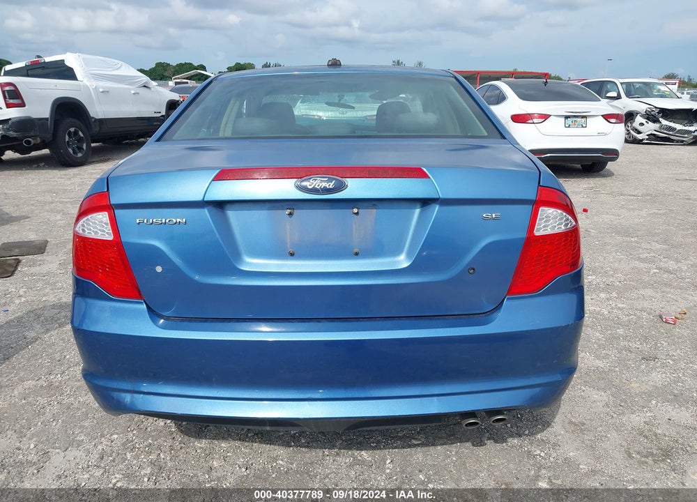 2010 FORD FUSION SE VIN: 3FAHP0HA5AR297186