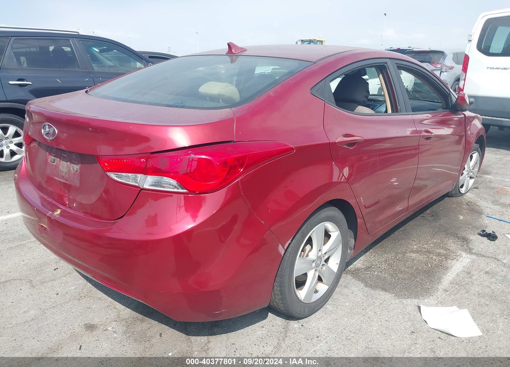 2013 HYUNDAI ELANTRA GLS VIN: 5NPDH4AE3DH260817