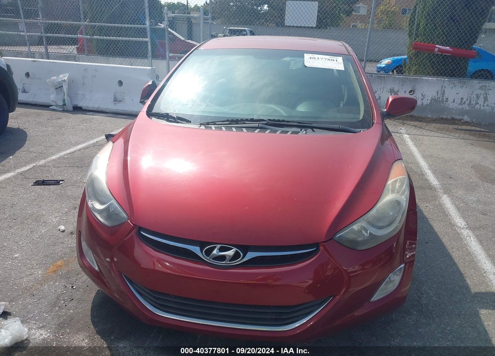 2013 HYUNDAI ELANTRA GLS VIN: 5NPDH4AE3DH260817