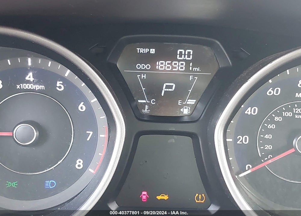 2013 HYUNDAI ELANTRA GLS VIN: 5NPDH4AE3DH260817