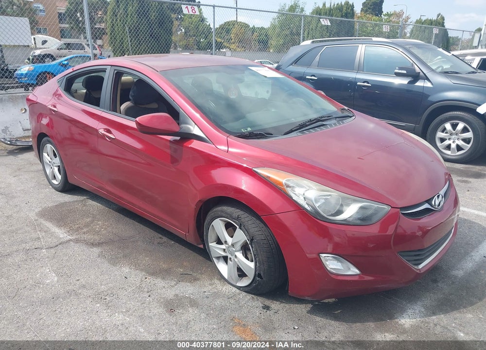 2013 HYUNDAI ELANTRA GLS VIN: 5NPDH4AE3DH260817