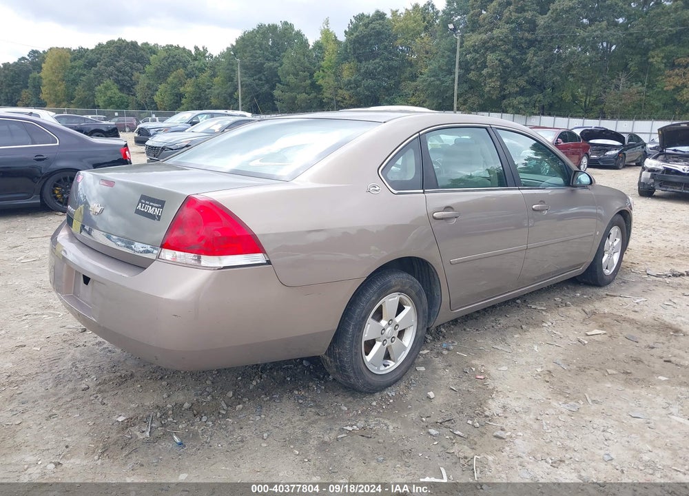 2007 CHEVROLET IMPALA LT VIN: 2G1WT58N479285793
