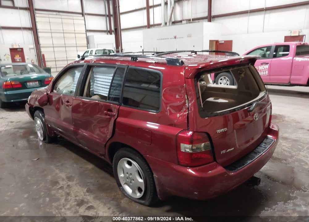 2005 TOYOTA HIGHLANDER LIMITED V6 VIN: JTEEP21A150078522
