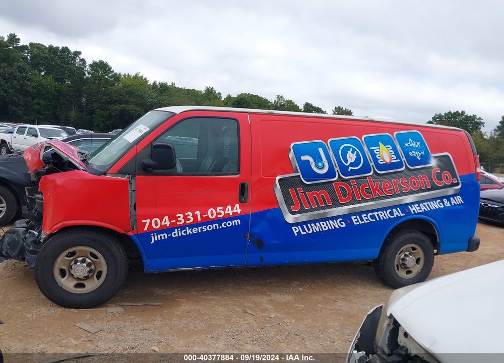 2016 CHEVROLET EXPRESS 2500 WORK VAN VIN: 1GCWGAFF3G1249680