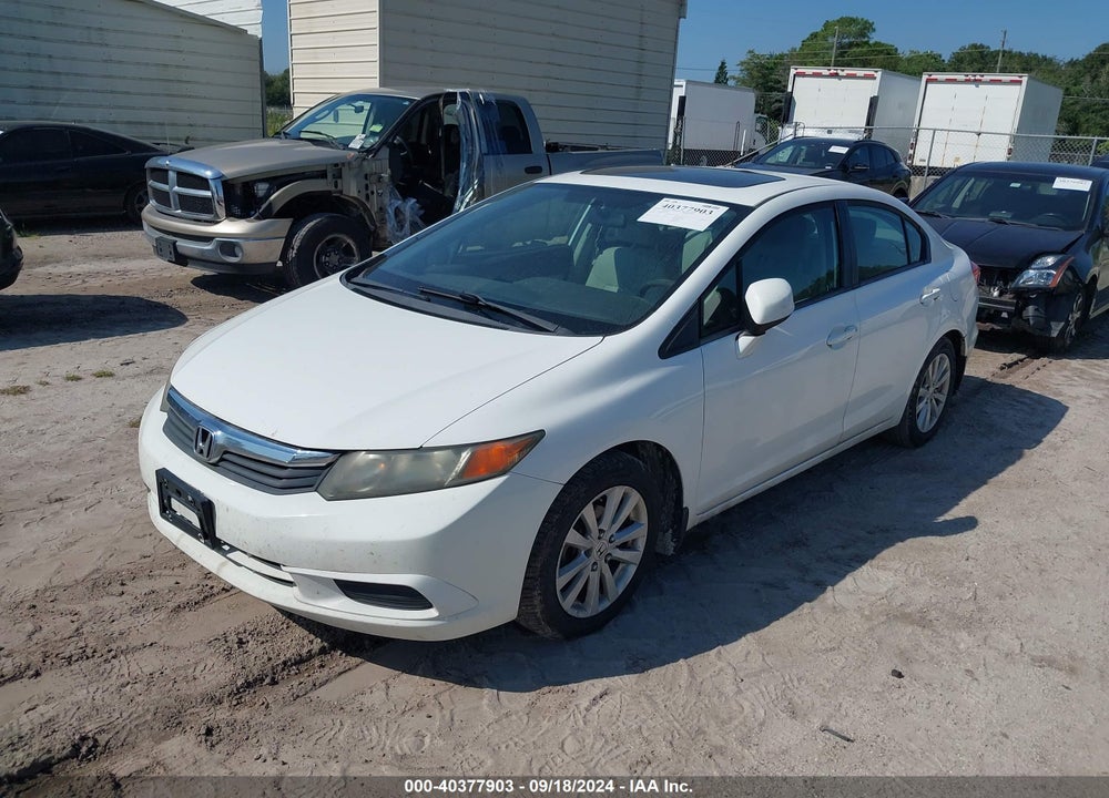 2012 HONDA CIVIC EX VIN: 19XFB2F88CE081418