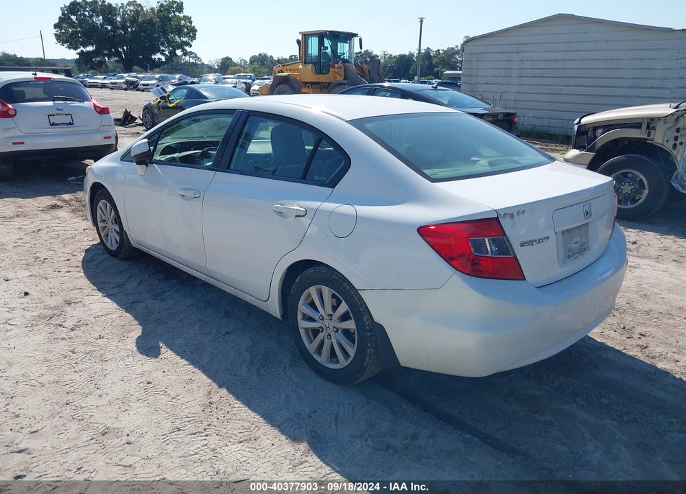 2012 HONDA CIVIC EX VIN: 19XFB2F88CE081418