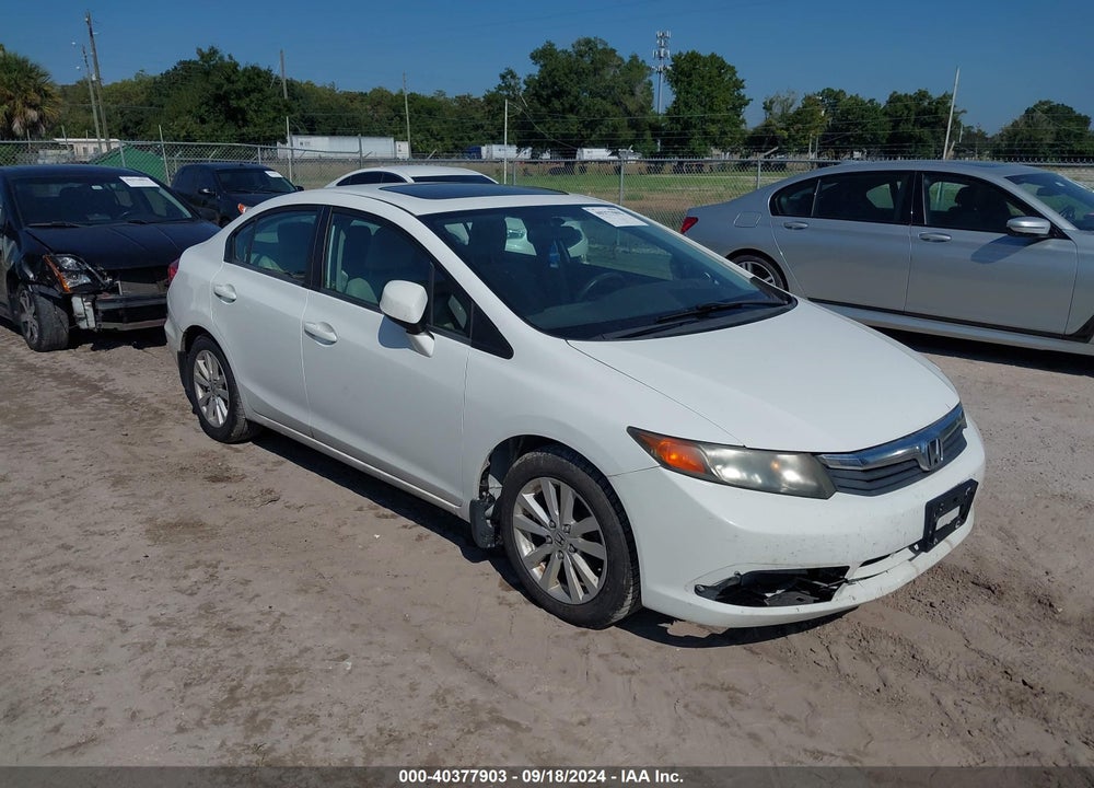 2012 HONDA CIVIC EX VIN: 19XFB2F88CE081418