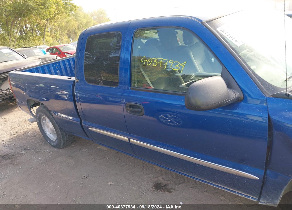 2003 GMC SIERRA 1500 SLE VIN: 2GTEC19V931330018