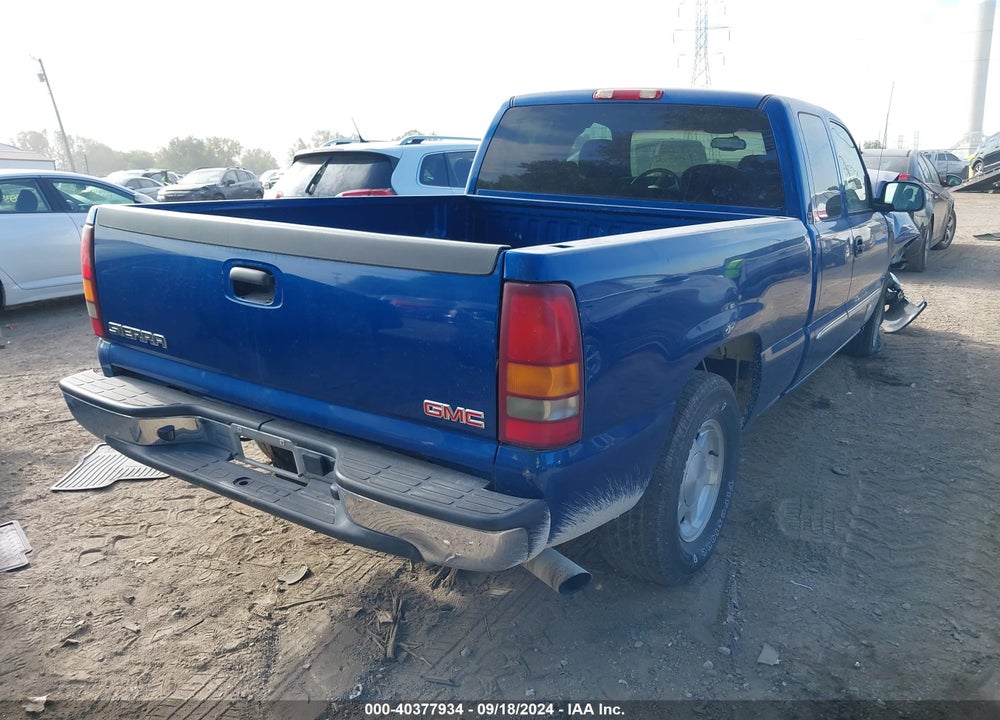 2003 GMC SIERRA 1500 SLE VIN: 2GTEC19V931330018