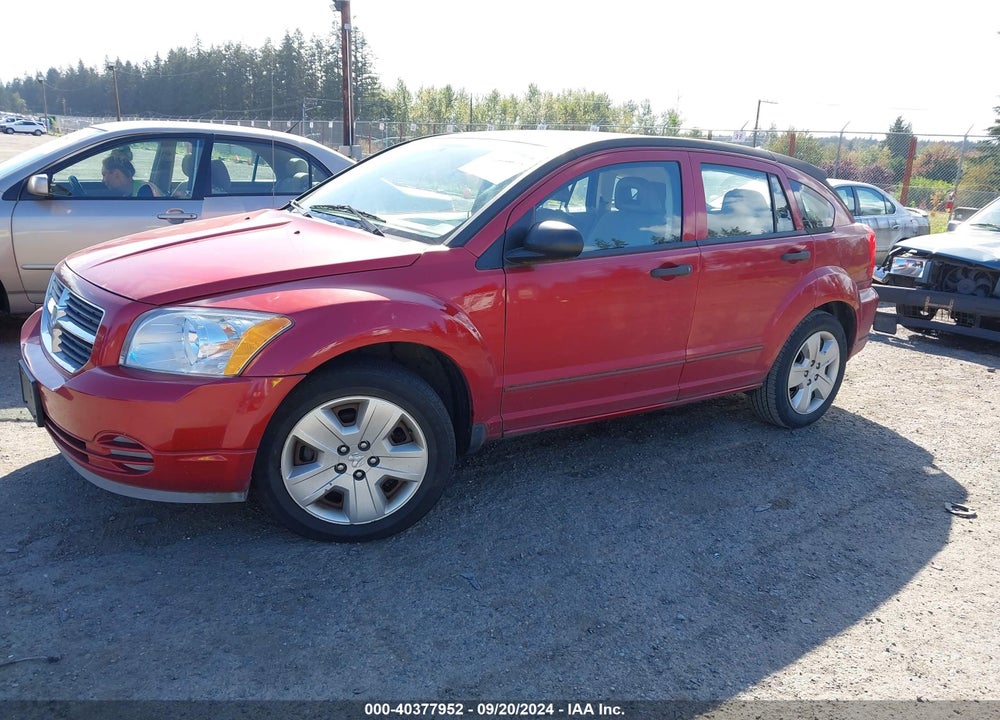 2007 DODGE CALIBER SXT VIN: 1B3HB48B87D540677